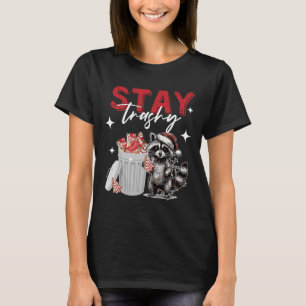 Camiseta Fique Trashy no Natal Raccoon Xmas Trash Panda Rac