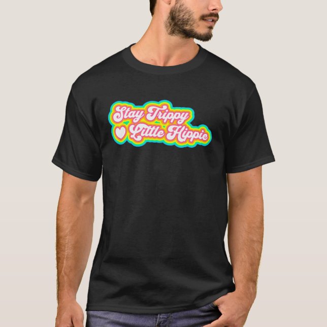 Camiseta Fique Trippy Hippie Hippie 2 (Frente)