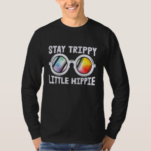 Camiseta Fique Trippy Hippie Tie Dye Óculos escuros Vinta