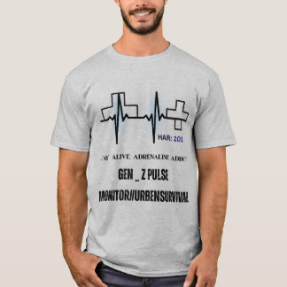 Camiseta Fique Vivo Viciado em Adrenalina - Monitor de Puls