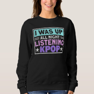Camiseta Fiquei Acordada A Noite Ouvindo Kpop K-Pop Merch P