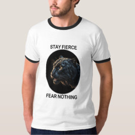 Camiseta Fiquem com medo feroz de não ter pantera preta