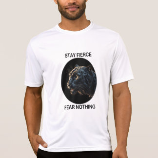 Camiseta Fiquem com medo feroz de não ter pantera preta
