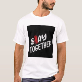 Camiseta fiquem juntos