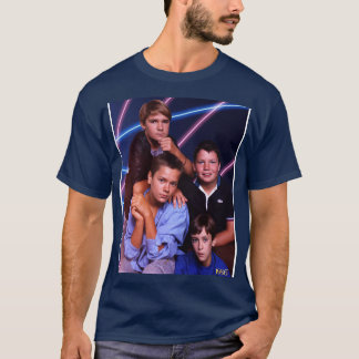 Camiseta Fiquem perto de mim, foto da Laser School dos anos