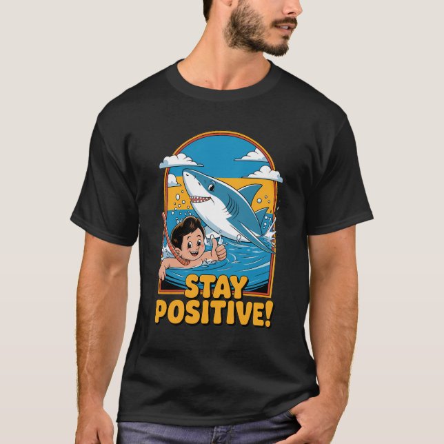 Camiseta Fiquem Positivos! (Frente)