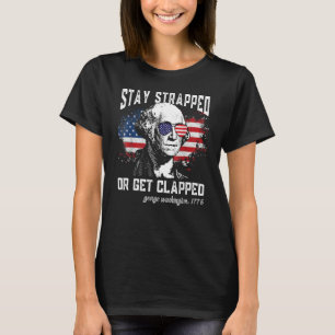 Camiseta Fiquem presos ou aplaudam George Washington 4t