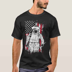 Camiseta Fir de Bombeiros de Emergência de Bombeiros de Sin