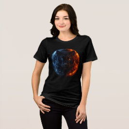 Camiseta Fire and Ice Panther – Dual Element Fantasy Art