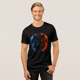 Camiseta Fire and Ice Panther – Dual Element Fantasy Art