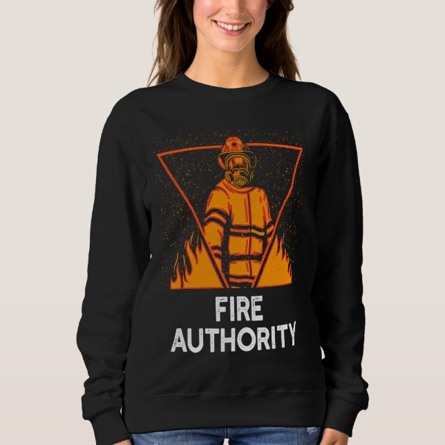 Camiseta Fire Authority Fire Department School Firefighting (Frente)