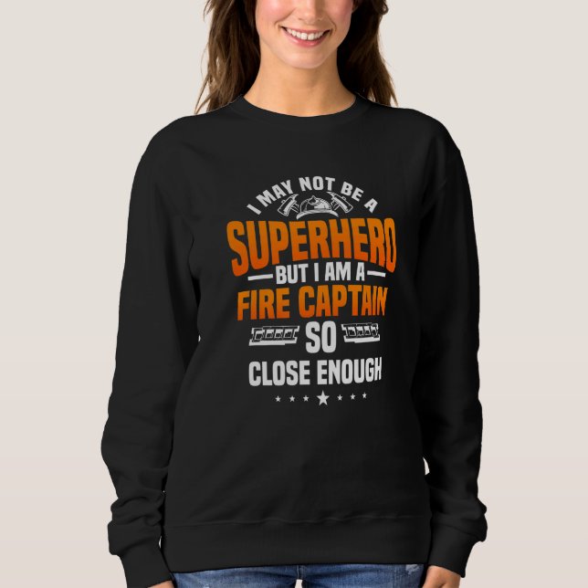Camiseta Fire Chief Captain Commanding Officer Fireman Fire (Frente)