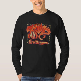 Camiseta Fire dragon, pixel art