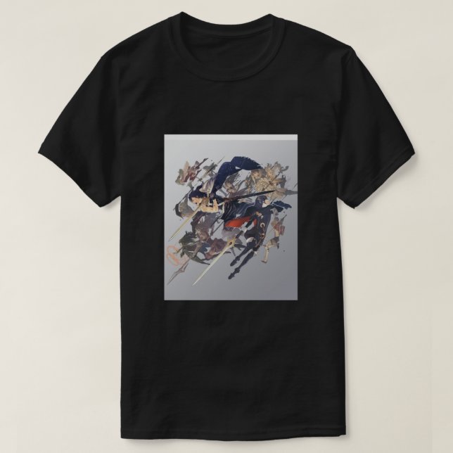 Camiseta Fire Emblem Awakening Box Art  Graphic (Frente do Design)