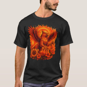 Camiseta Fire Griffin Mythic Fantasy Art