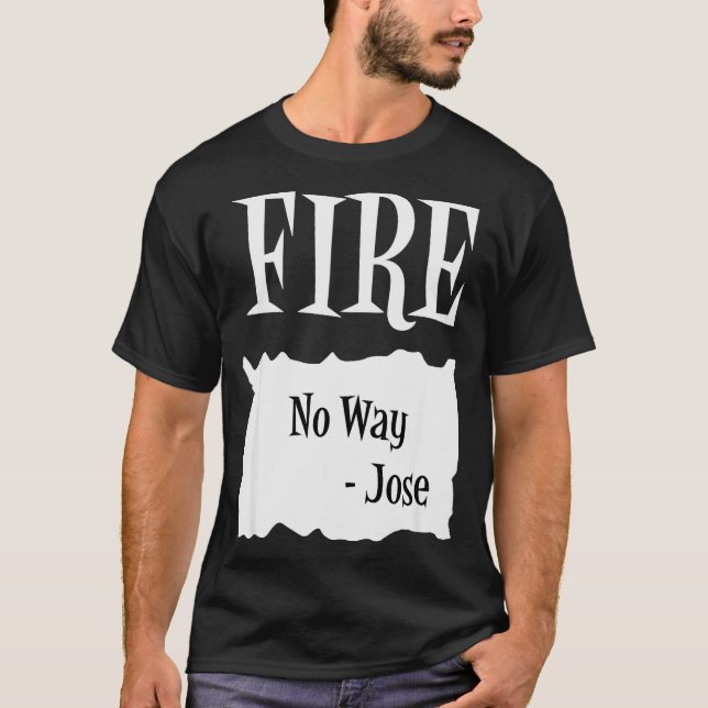 Camiseta Fire - Hot Packet Halloween Taco Costume  (Frente)