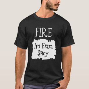 Camiseta Fire Hot Packet Taco Eu sou muito picante Hallowee