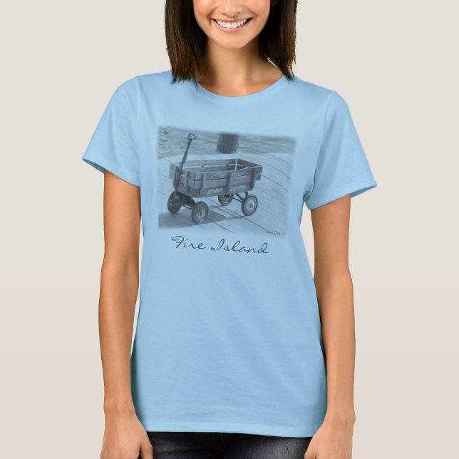 Camiseta 'Fire Island Wagon' (Frente)