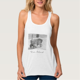 Camiseta 'Fire Island Wagon' sem mangas para senho