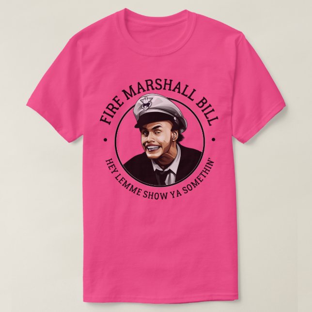 Camiseta Fire Marshall Bill (Frente do Design)