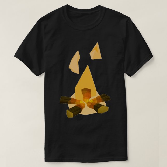 Camiseta Fire Old School Runescape (Frente do Design)