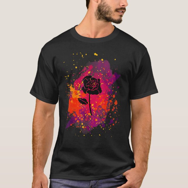 Camiseta Fire Rosa Rock´n Roll (Frente)