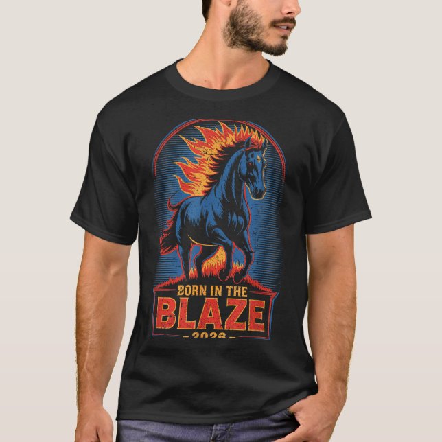 Camiseta Fire Year Of The Horse – Chinese Zodiac New Year 2 (Frente)