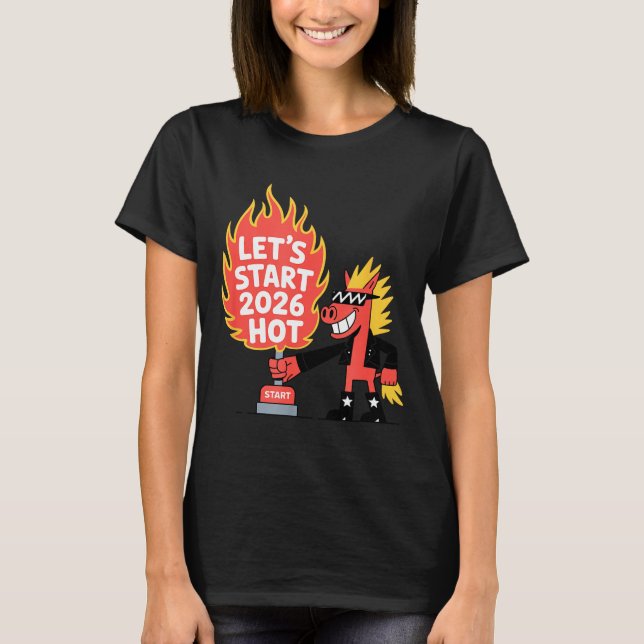 Camiseta Fire Year Of The Horse – Chinese Zodiac New Year 2 (Frente)