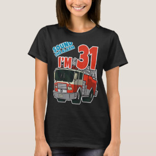 Camiseta Firecaminhão 31º Aniversário, Bombeiros Bombeiros 