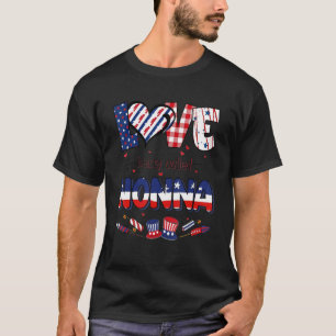Camiseta Firecracker American Flag Orud Love Ser Chamado