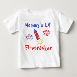 Camiseta Firecracker Da Mamãe Lil 4 De Julho
