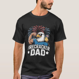 Camiseta Firecracker Pai 4 de julho Correspondente à Famíli