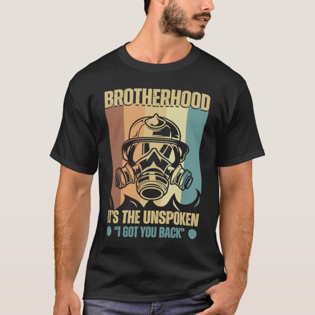 Camiseta Firefighter Brotherhood I got your back (Frente)