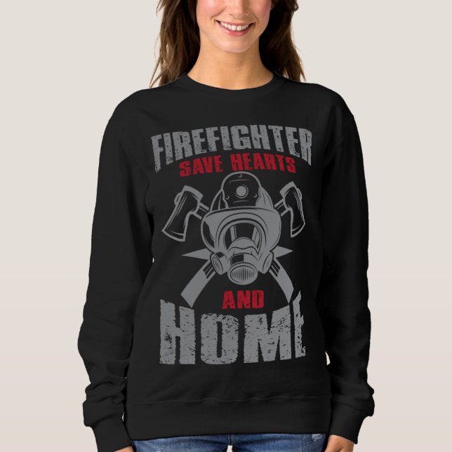 Camiseta firefighter & firetruck  for firefighters (Frente)