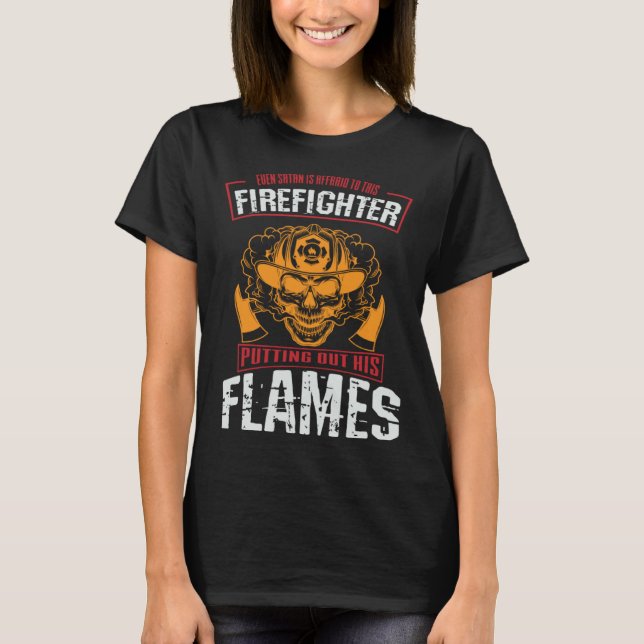 Camiseta firefighter & firetruck  for firefighters  13 (Frente)