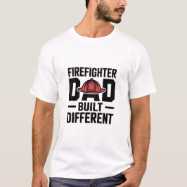 Camiseta Firefighter Hero Dad Built Different