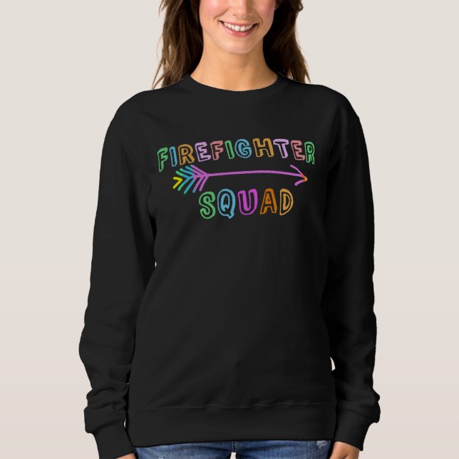 Camiseta Firefighter Squad Multitasking Fire Department Res (Frente)