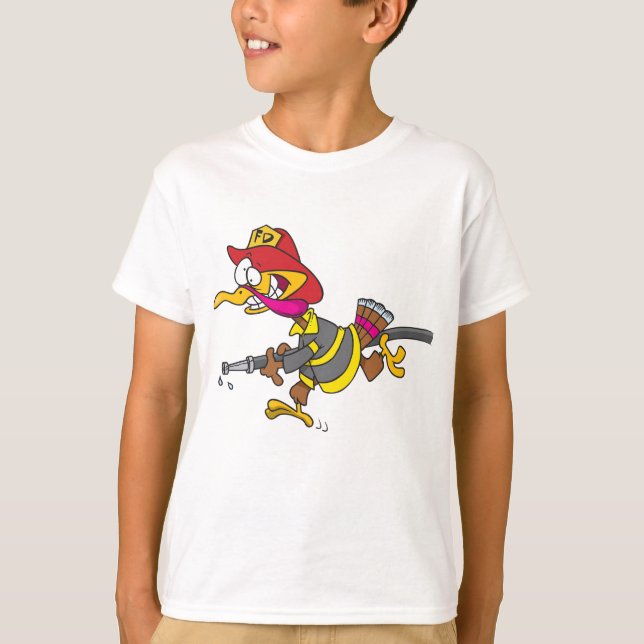 Camiseta Firefighter Turkey with Hose (Frente)