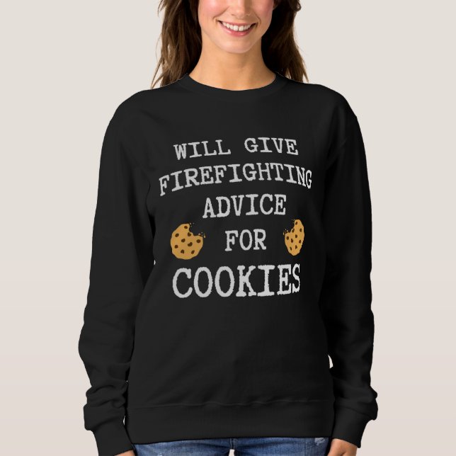 Camiseta Firefighting Advice For Cookies Fireman  Firefight (Frente)