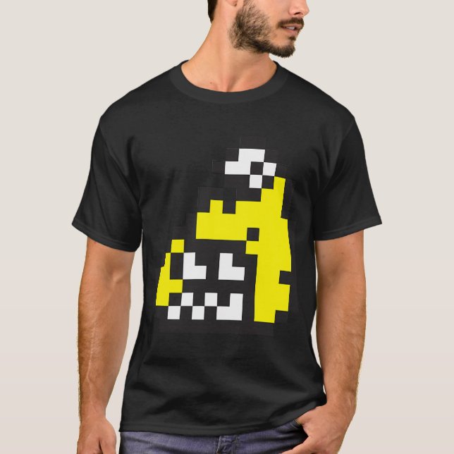 Camiseta Firefin Cinza FishFry 8-Bit (Frente)