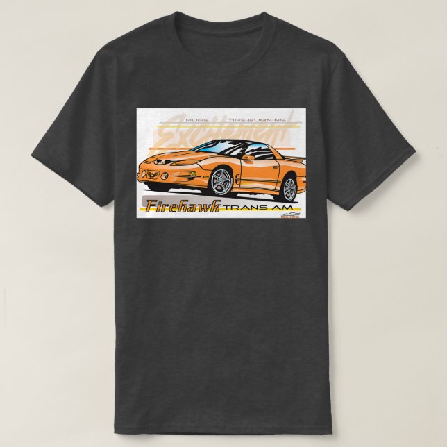Camiseta Firehawk Trans Am (Frente do Design)