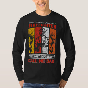 Camiseta Fireman Department Hero Firecaminhão Volunteer Fir