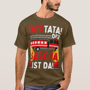Camiseta Fireman Sascha Tatu Tata Engraçado Personalizado