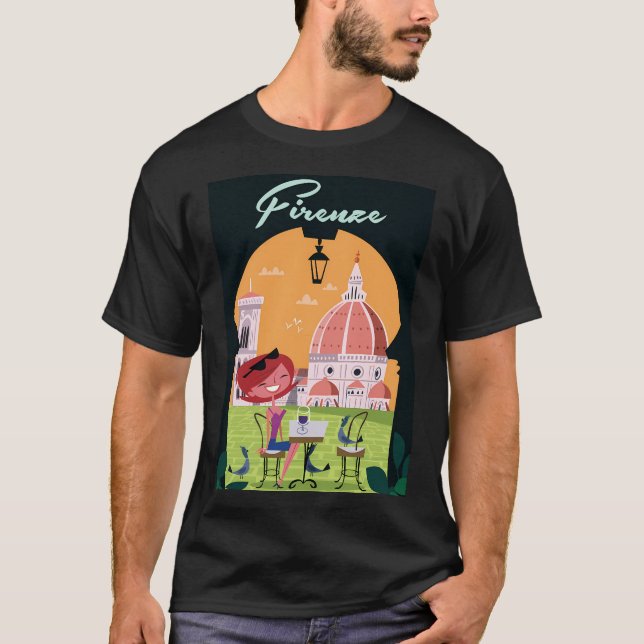 Camiseta Firenze Poster (Frente)