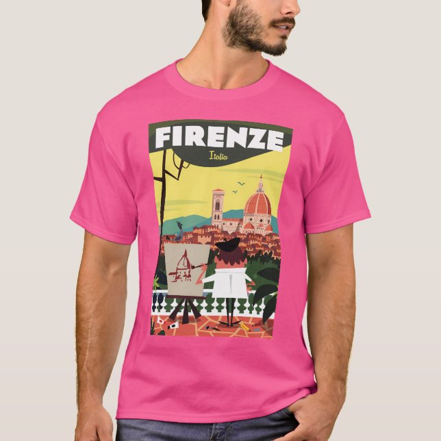 Camiseta Firenze Poster (Frente)