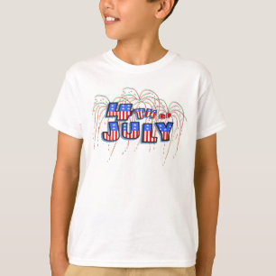 Camiseta Fireworks 4 de julho