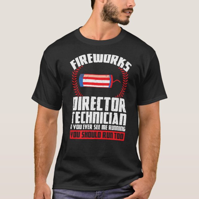 Camiseta Fireworks Diretor Technician If You America (Frente)