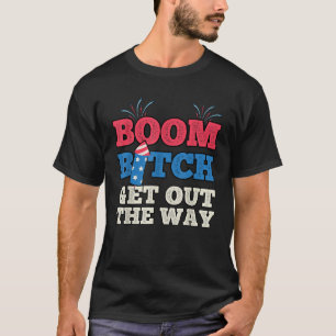 Camiseta Fireworks Disparando diretor do sistema Funny Boom