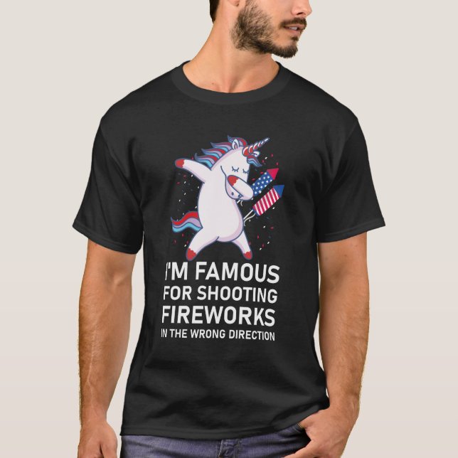 Camiseta Fireworks Humor 4º de julho Fireworks (Frente)