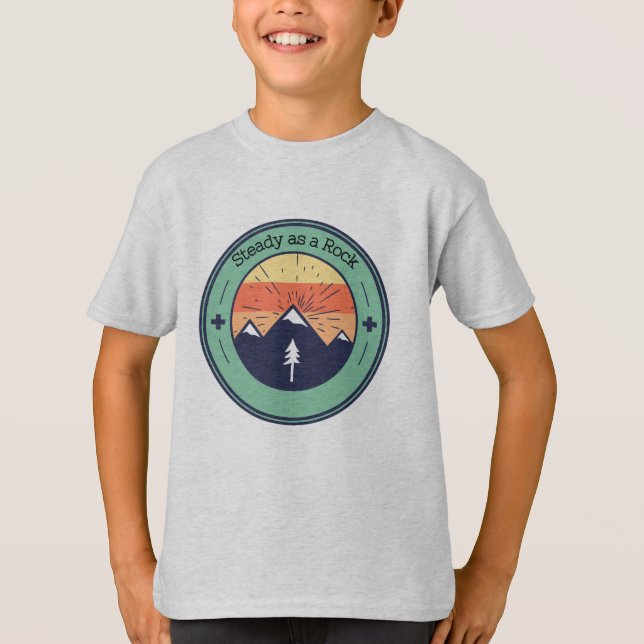 Camiseta Firme como uma Rocha (Frente)